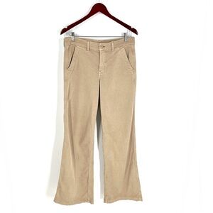 American Eagle Skater Trouser Wide Leg Khaki Pants Womens Size 10 Long